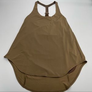 Ovi Women’s Tan Brown Tank Top With Back Detail